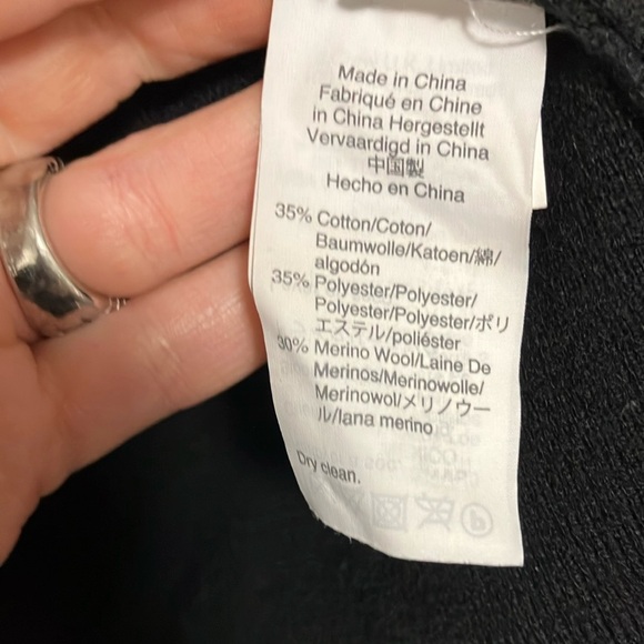 J. Crew Black Knit Blazer Jacket - Picture 3 of 4